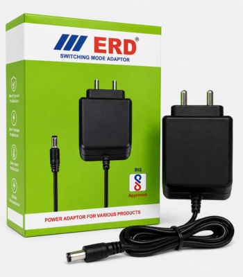 ERD Switching Mode Adaptor DC Power Adapter with 5.5mm x 2.1mm DC Pin | BIS Approved