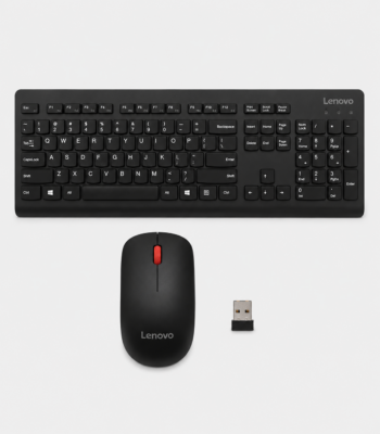 Lenovo 210 USB Wireless Keyboard and Mouse Combo – Black