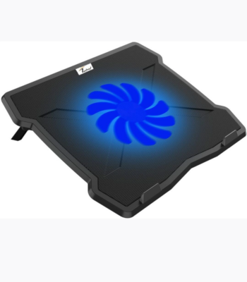 Techie Notebook Cooling Pad for Laptops up to 15.6 Inch | Dual Silent Fans | USB Powered | Ergonomic Design